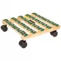 WAGNER design yourself Carrello portapiante GH0653 quadrato legno 29x8 cm 20065301