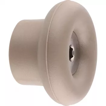 Wagner design yourself DOT Gancio appendiabiti, taupe, 1 gancio, pressofusione di zinco, montaggio a vite 17022121