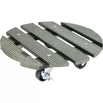 WAGNER design yourself Carrello portapiante GH0528 plastica, Ø 29 cm verde scuro rotondo, 1 pz. 20052801