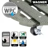 WAGNER design yourself Carrello portapiante GH0528 plastica, Ø 29 cm verde scuro rotondo, 1 pz. 20052801