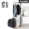 Wagner design yourself PILL Gancio appendiabiti, 1 gancio, nero, alluminio, montaggio a parete, 40 mm 17040221