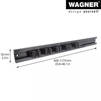 Wagner design yourself Supporto da parete WH 2096 nero (15209611)