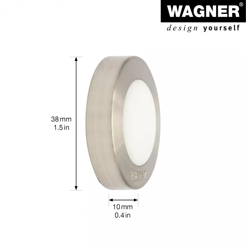 Wagner EH 5141 15514111 fermaporta, zinco pressofuso, gomma piena