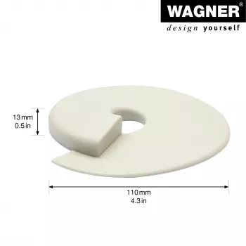 Wagner Design Yourself EH 6979 fermaporta in plastica bianco autoadesivo 15697901