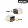 Wagner design yourself EH 5151 fermaporta pressofusione di zinco con tampone in gomma, cromato, Ø50 mm, da avvitare, argento 15515111