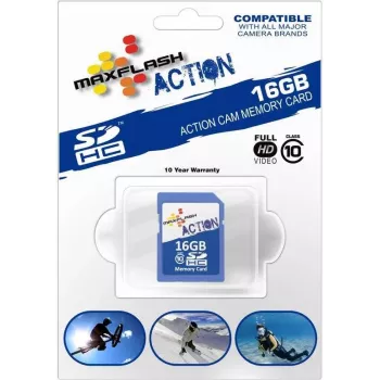 MEMORYSOLUTION MAXFLASH 8GB scheda Action SDHC Class 10, Retail SD8GHCCL10M-R