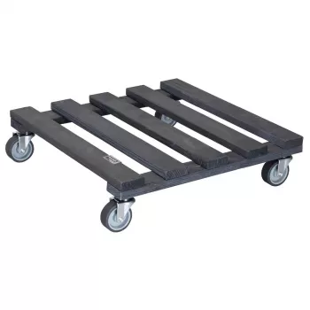 Wagner design yourself carrello portapiante GH 0412 quadrato antracite legno 38 x 38 x 9,5 cm 20041201