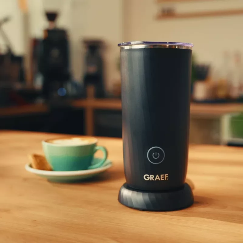 GRAEF MS 402 EU montapanna automatico, capacità di riscaldamento 240 ml, nero