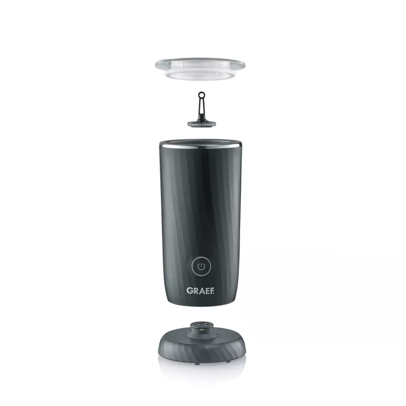 GRAEF MS 402 EU montapanna automatico, capacità di riscaldamento 240 ml, nero