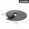 Wagner design yourself EH 6981 fermaporta, autoadesivo, trasparente, TPE, diametro 38 mm, altezza 22 mm 15698101