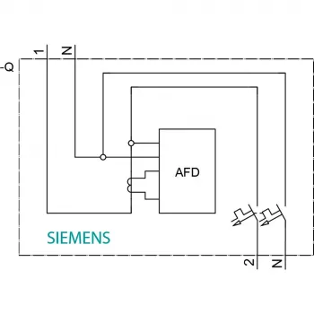 Siemens SENTRON 5SV6016-7GV16 AFDD/MCB 6kA C16 1P+N 1TE (confezione da 12)