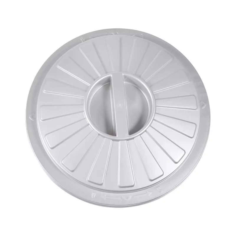 KEEEPER contenitore rifiuti Mats 23L Maxi Ø36x42cm argento