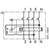 Siemens SENTRON 5SV36448 interruttore differenziale, tipo A, 40 A, 300 mA, 4 poli, 400 V, selettivo