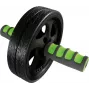 SCHILDKROT AB Roller / addominale, nero/verde, doppia ruota, diametro 185 mm, larghezza 45 mm 960045