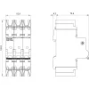 Siemens SENTRON 5SJ4 interruttore automatico magnetotermico 3 poli, curva C, 16 A, 6 kA, 400 V AC 5SJ43167HG42