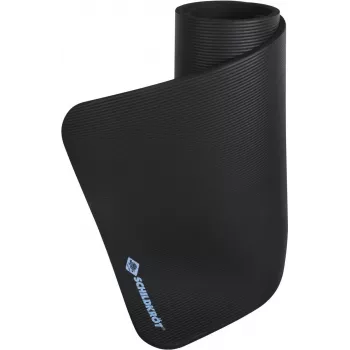 SCHILDKROT tappetino fitness 15 mm nero antiscivolo NBR 183x61 cm con cinghia di trasporto 960160