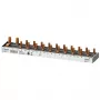 SIEMENS 5ST37840 barra collettrice a pettine 16mm², 1x interruttore differenziale 1P+N + 10x apparecchi compatti, 12 TE