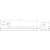 SIEMENS 5ST37840 barra collettrice a pettine 16mm², 1x interruttore differenziale 1P+N + 10x apparecchi compatti, 12 TE