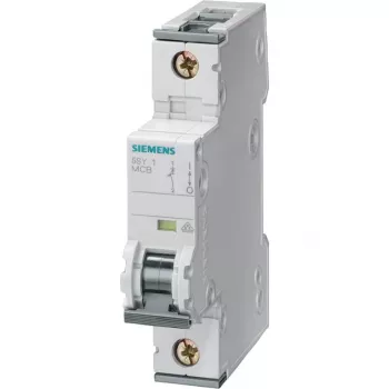 Siemens 5SY5110-7 interruttore automatico magnetotermico, 1 polo, 10 A, curva di intervento C, 6 kA, 230/400 V AC