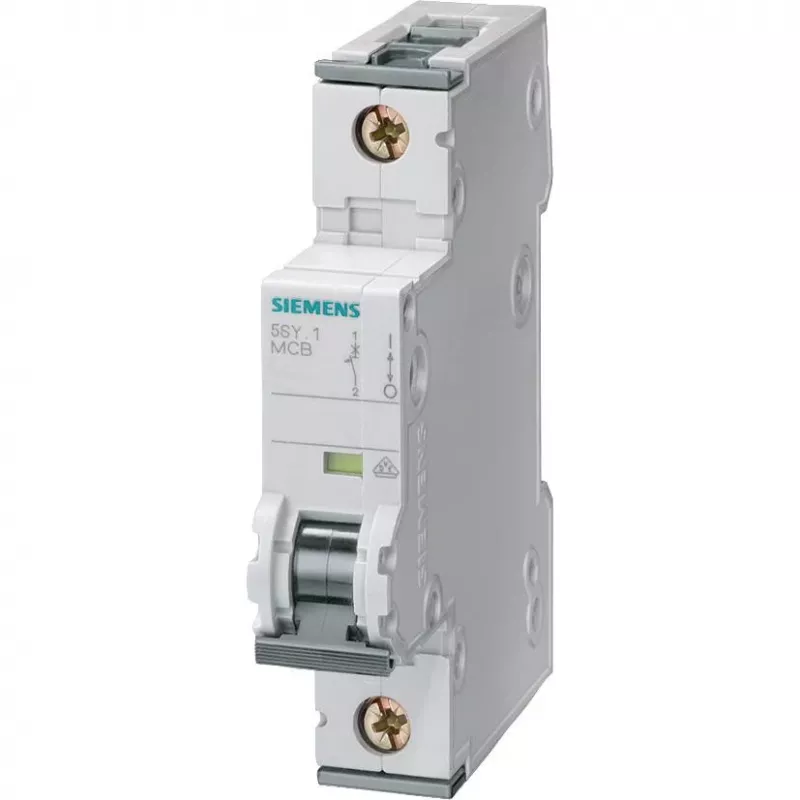 Siemens 5SY5110-7 interruttore automatico magnetotermico, 1 polo, 10 A, curva di intervento C, 6 kA, 230/400 V AC