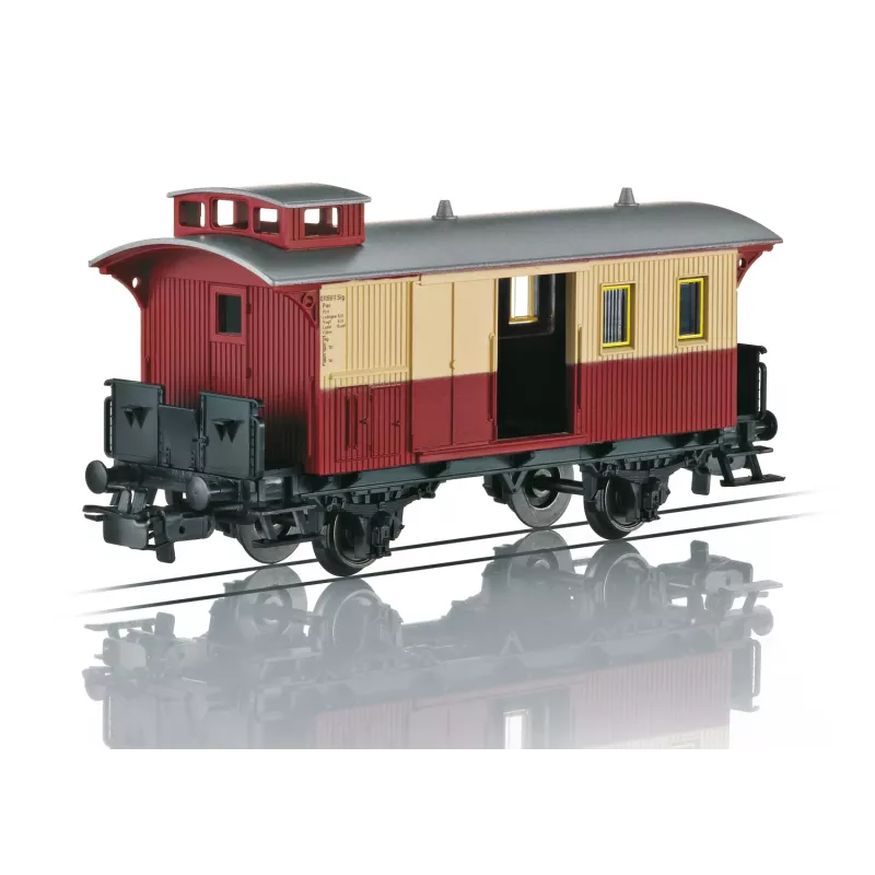 Märklin 4108 H0 carrozza passeggeri 2ª classe Schürzenwagen DB epoca III-IV