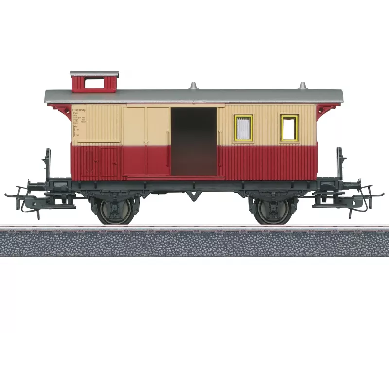 Märklin 4108 H0 carrozza passeggeri 2ª classe Schürzenwagen DB epoca III-IV