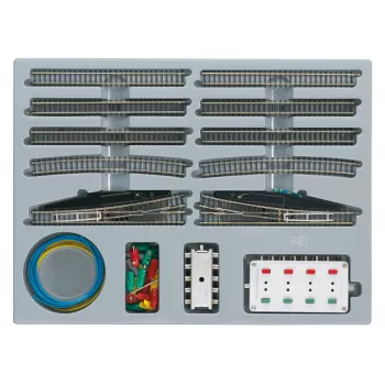 Märklin 08191 set di ampliamento scala Z E con scambi elettrici