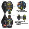 SCHILDKROT Waveboard Good Vibes Graffiti deck grande in plastica con superficie antiscivolo 510801