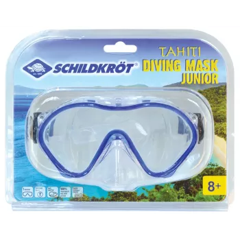 SCHILDKRÖT maschera subacquea junior Tahiti, blu scuro, ampio campo visivo, corpo e cinghia in silicone, 1 pezzo (940042)