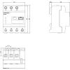 Siemens 7KT1260 timer digitale, 1 canale, programma giornaliero/settimanale, guida DIN, 230 V AC