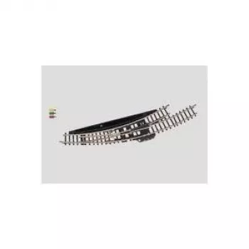 Märklin scambio curvo elettromagnetico sinistro scala Z - nero/giallo 8568