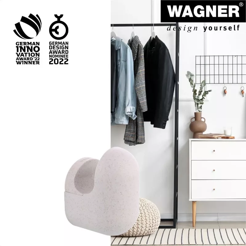 Wagner design yourself PILL Appendino da parete grigio 1 gancio 17041421