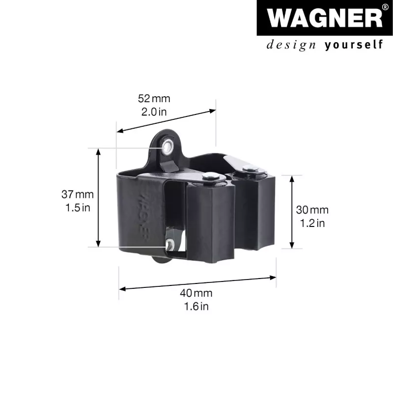 Wagner Design Yourself Staffa da parete WH 2095 nero (15209502)
