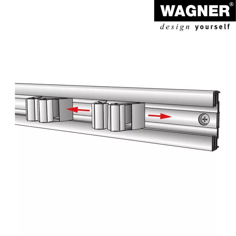 Wagner Design Yourself Staffa da parete WH 2095 nero (15209502)