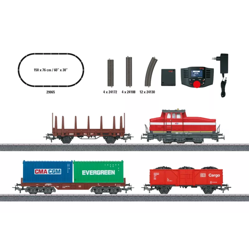 Märklin 29065 H0 set di avviamento digitale Servizio di manovra moderno con DHG 500