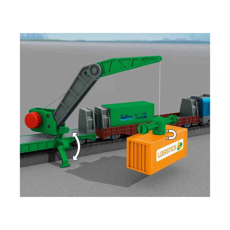 Märklin 29349 H0 set di avviamento Logistica container con locomotiva diesel serie 232 e 3 carri porta container