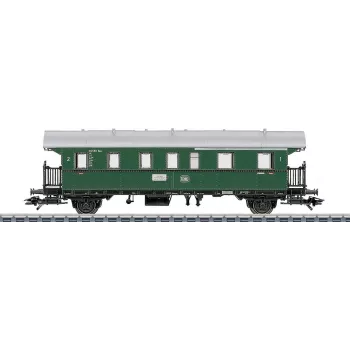 Märklin 4313 H0 Carrozza treno rapido Büm 234 2ª classe DB Epoca IV blu oceano/beige