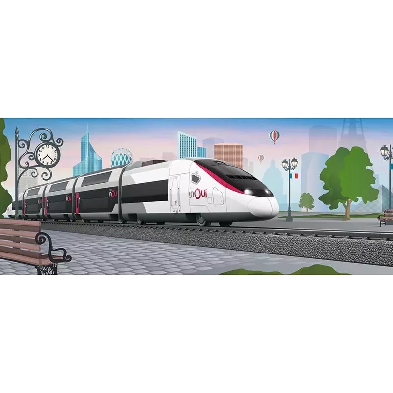 Märklin TGV Duplex H0 set treno digitale 5 pezzi con Mobile Station 2, bianco/nero 029406