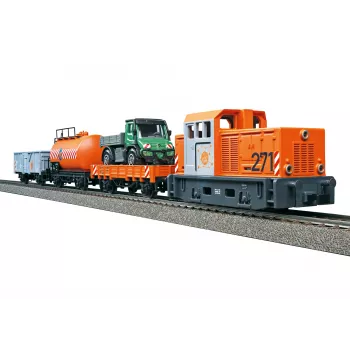 Märklin Start up 029296 H0 set di avviamento Servizio comunale con locomotiva diesel da manovra e 2 carri ribaltabili