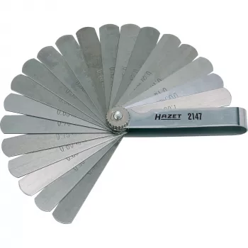 HAZET 2147 Spessimetro, 13 lame, 0,05-1,00 mm, metrico