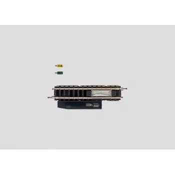 Märklin Scala Z Binario dritto di sganciamento 8587 - 110 mm, nero