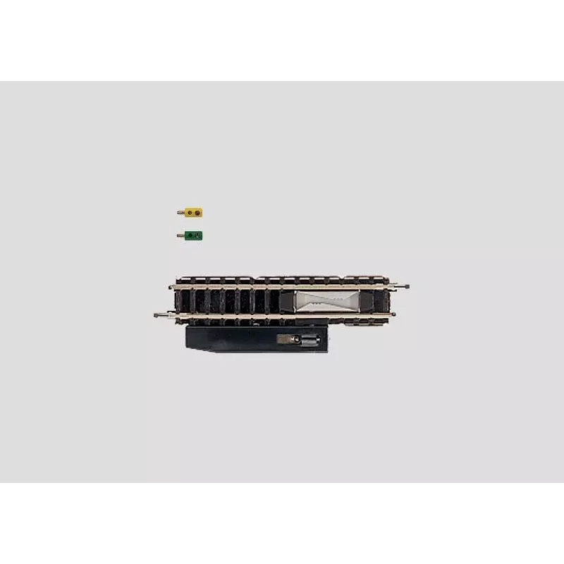 Märklin Scala Z Binario dritto di sganciamento 8587 - 110 mm, nero