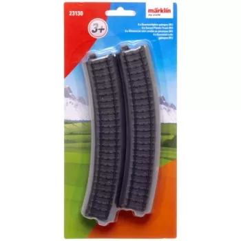 Märklin World 23130 H0 set di binari curvi in plastica da 6 pezzi
