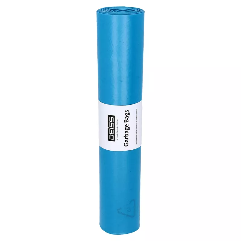 DEISS sacchi per rifiuti pesanti STANDARD 120L blu 6µm (confezione da 25) 20067