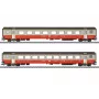 Märklin 42191 H0 set di 2 carrozze viaggiatori Swiss Express delle SBB