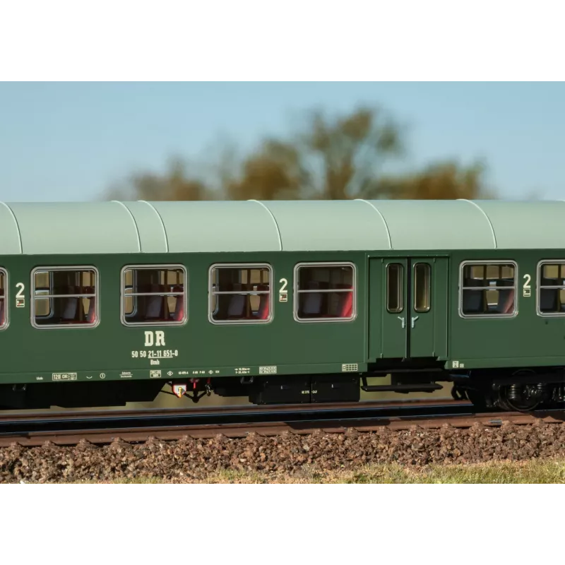 Märklin 42581 H0 carrozza viaggiatori di 2ª classe della Deutsche Reichsbahn, epoca III
