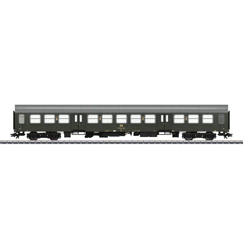 Märklin 42581 H0 carrozza viaggiatori di 2ª classe della Deutsche Reichsbahn, epoca III