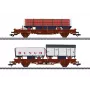Märklin 45042 H0 set di 2 carri merci Zirkus Busch delle DR