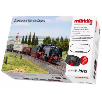 Märklin 29249 H0 set di avviamento digitale Treno merci locale con BR 24 della DB