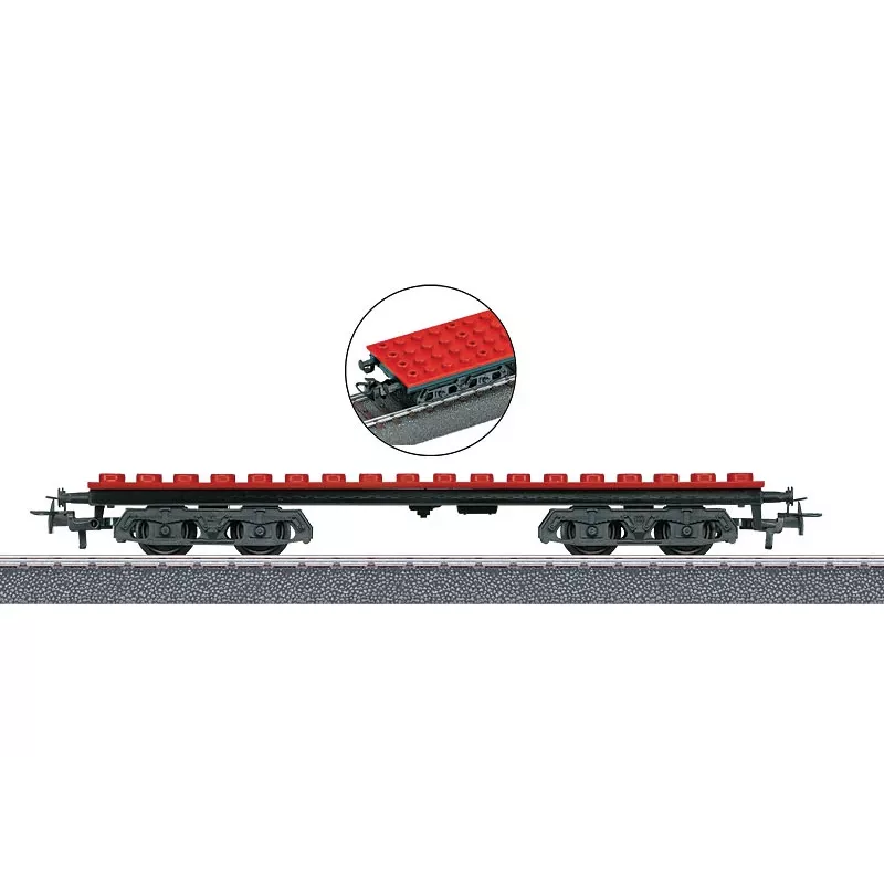 Märklin 44734 H0 carro modulare, nero/rosso